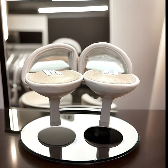 STEVE MADDEN Snazzy Heeled Sandal Mule Kitten Heel Man-Made UpperLining, Insoles - Picture 10 of 17